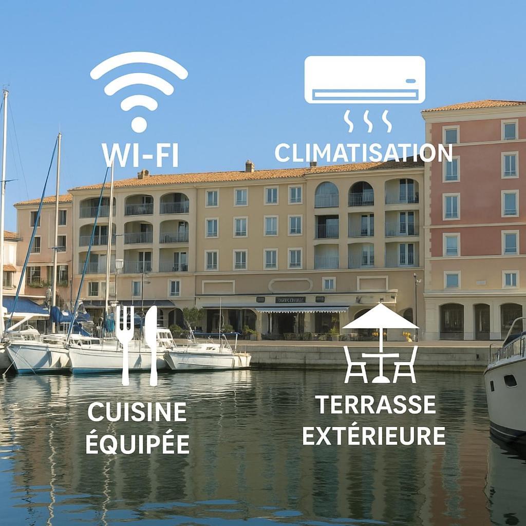 Appartement Les Terrasses Du Port エクステリア 写真